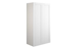 Abbi 600mm Standard 2 Door Storage Unit - Matt White (Grey Cab)
